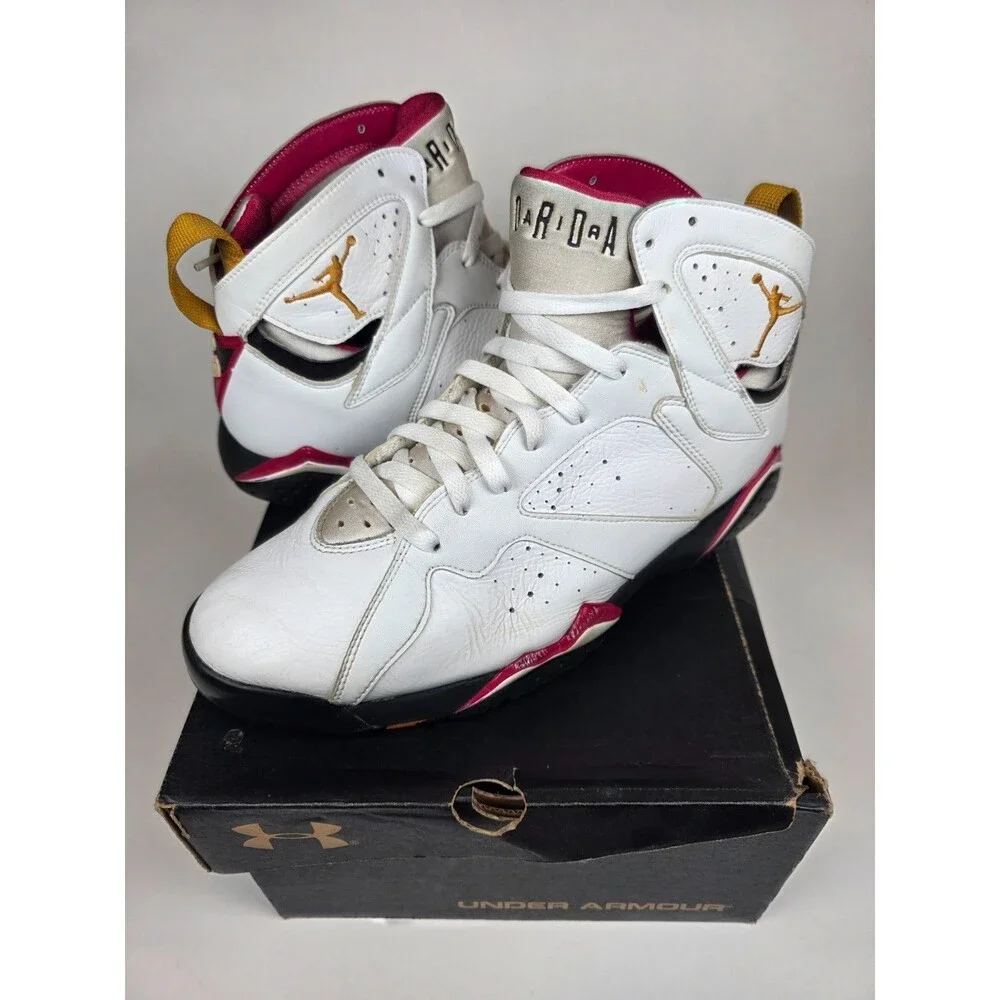 2006 Air Jordan 7 Cardinal Size 11 No OG Box USED 304775-101 LN3